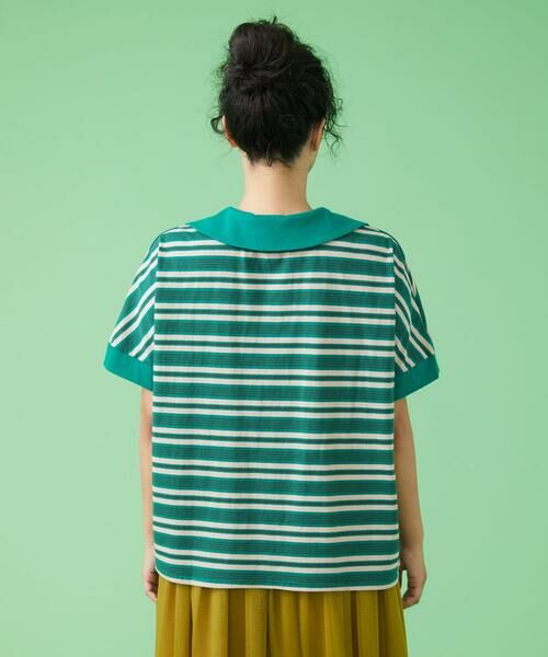 Jocomomola / ホコモモラ カットソー | Calle ボーダーカットソー | 詳細2