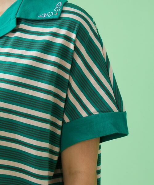Jocomomola / ホコモモラ カットソー | Calle ボーダーカットソー | 詳細4