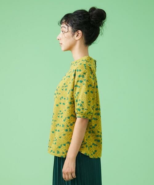 Jocomomola / ホコモモラ カットソー | Dar un paseo ジャカードカットソー | 詳細1