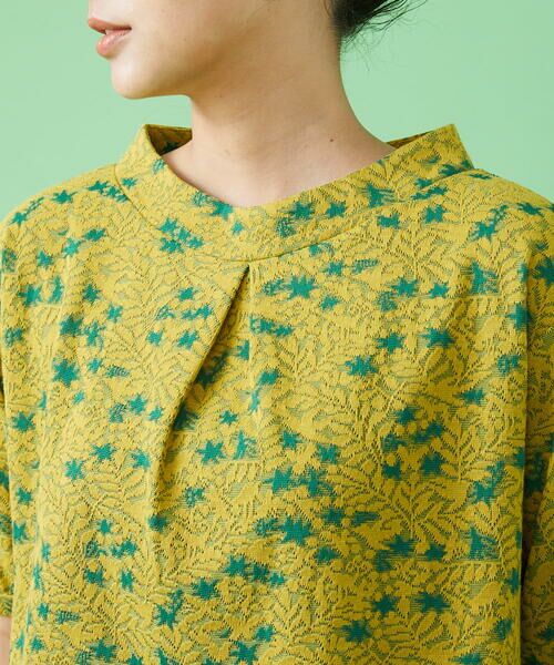 Jocomomola / ホコモモラ カットソー | Dar un paseo ジャカードカットソー | 詳細3