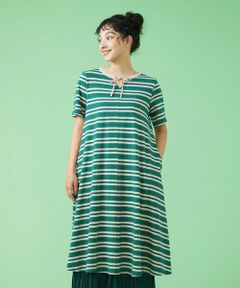Jocomomola / ホコモモラ ロング・マキシ丈ワンピース | Calle ボーダーワンピース