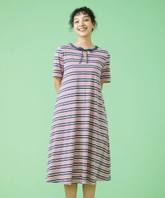 Jocomomola / ホコモモラ ロング・マキシ丈ワンピース | Calle ボーダーワンピース