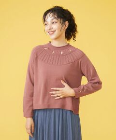 Jocomomola / ホコモモラ ニット・セーター | ホールガーメント ニットプルオーバー