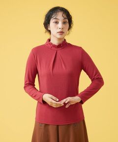 Jocomomola / ホコモモラ カットソー | ベアスムース 刺繍ハイネックカットソー