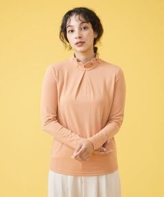 Jocomomola / ホコモモラ カットソー | ベアスムース 刺繍ハイネックカットソー