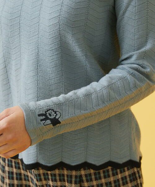 Jocomomola / ホコモモラ ニット・セーター | Core ポイント刺繍ニットプルオーバー | 詳細4