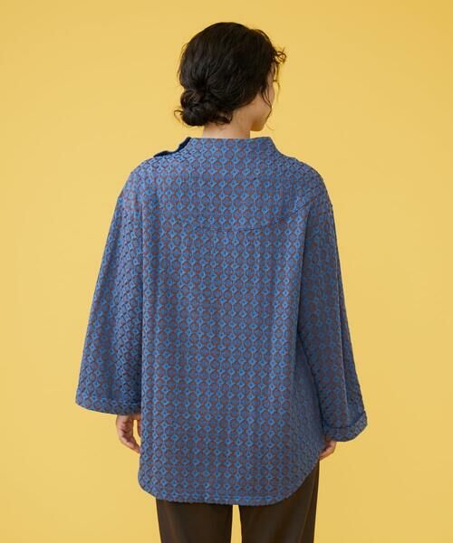 Jocomomola / ホコモモラ カットソー | hola don jose モックネックジャカードカットソー | 詳細2