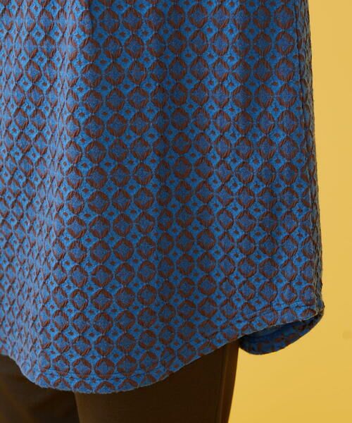 Jocomomola / ホコモモラ カットソー | hola don jose モックネックジャカードカットソー | 詳細6