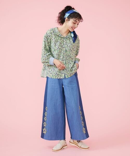 Jocomomola / ホコモモラ シャツ・ブラウス | Cerler プリントブラウス | 詳細9