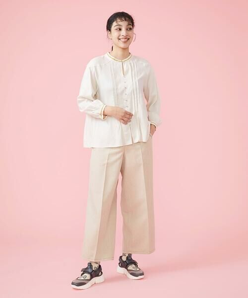 Jocomomola / ホコモモラ シャツ・ブラウス | Un poco 刺繍プルオーバーブラウス | 詳細15