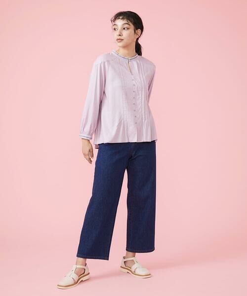 Jocomomola / ホコモモラ シャツ・ブラウス | Un poco 刺繍プルオーバーブラウス | 詳細9