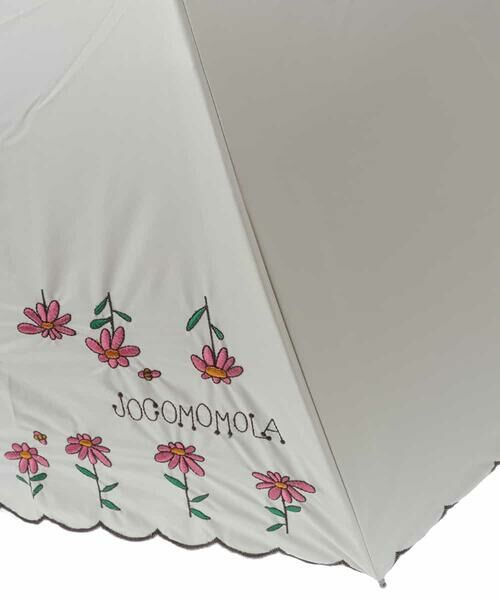 Jocomomola / ホコモモラ 傘 | 【UV・晴雨兼用】フラワー刺繍デザイン折りたたみ傘 | 詳細2
