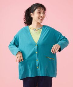 Jocomomola / ホコモモラ カーディガン・ボレロ | コットンモダール トッパーカーディガン
