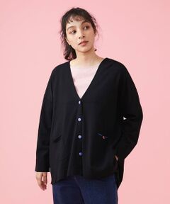 Jocomomola / ホコモモラ カーディガン・ボレロ | コットンモダール トッパーカーディガン