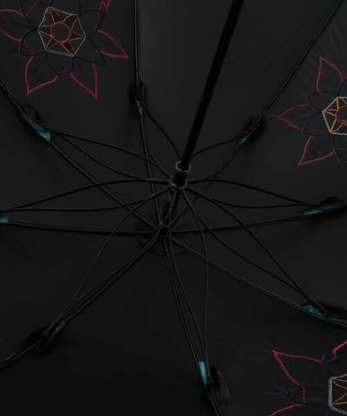 Jocomomola / ホコモモラ 傘 | 【UV・晴雨兼用】フラワーアップリケデザイン傘 | 詳細4