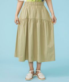 Jocomomola / ホコモモラ ロング・マキシ丈スカート | Pisadas ナイロンギャザースカート