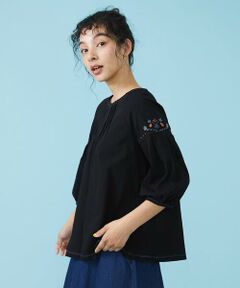 Jocomomola / ホコモモラ カットソー | Granoso ポイント刺繍カットソー