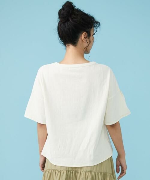 Jocomomola / ホコモモラ カットソー | Buen viaje 花プリントTシャツ | 詳細2