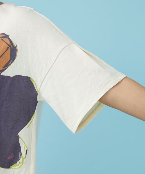 Jocomomola / ホコモモラ カットソー | Buen viaje 花プリントTシャツ | 詳細5