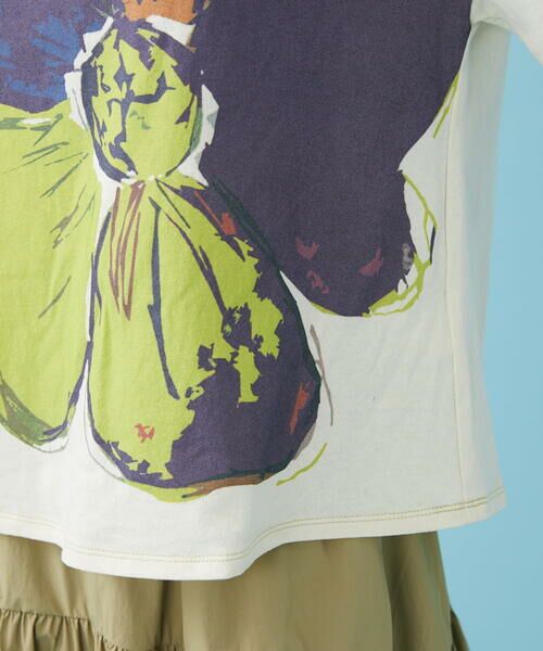 Jocomomola / ホコモモラ カットソー | Buen viaje 花プリントTシャツ | 詳細6