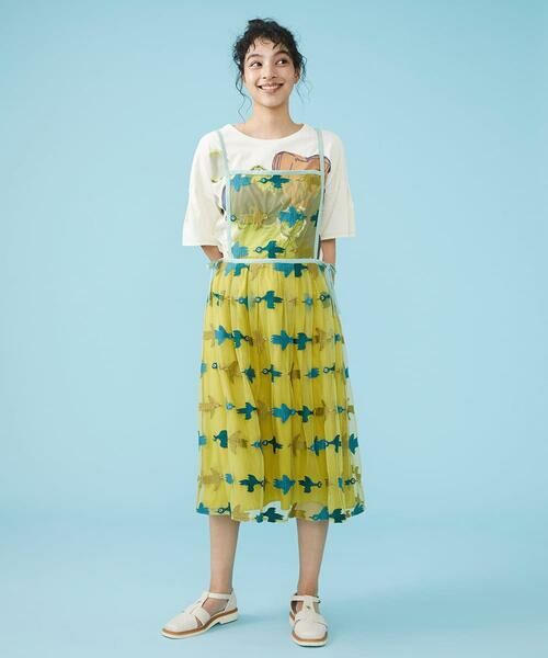 Jocomomola / ホコモモラ カットソー | Buen viaje 花プリントTシャツ | 詳細9