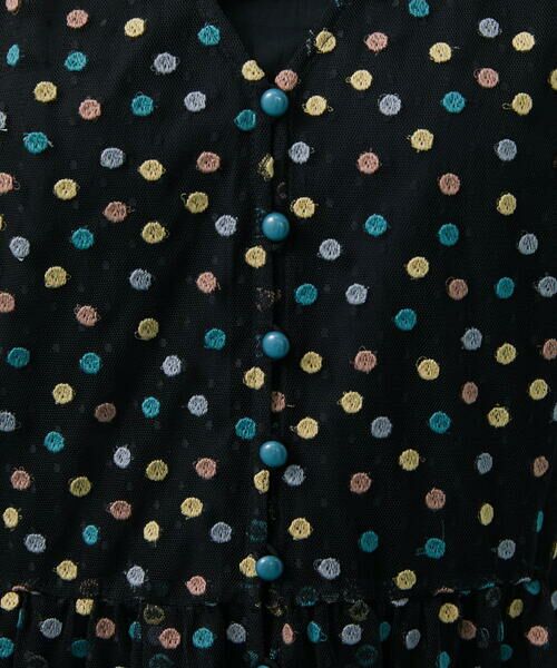 Jocomomola / ホコモモラ ロング・マキシ丈ワンピース | Burbuja ドットチュールワンピース | 詳細4