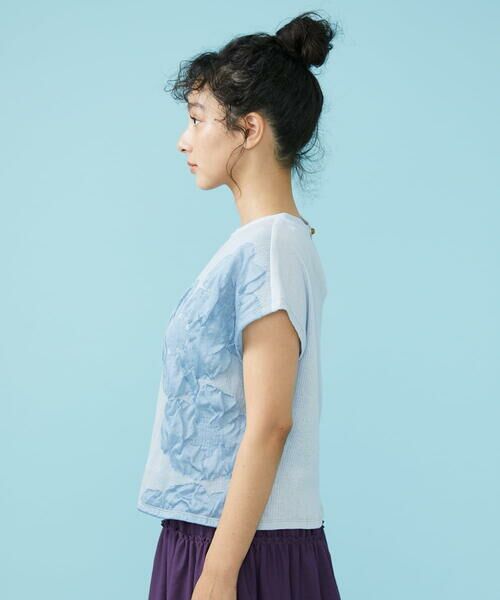 Jocomomola / ホコモモラ カットソー | Hinchado ジャカードカットソー | 詳細1