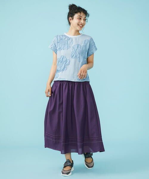 Jocomomola / ホコモモラ カットソー | Hinchado ジャカードカットソー | 詳細8