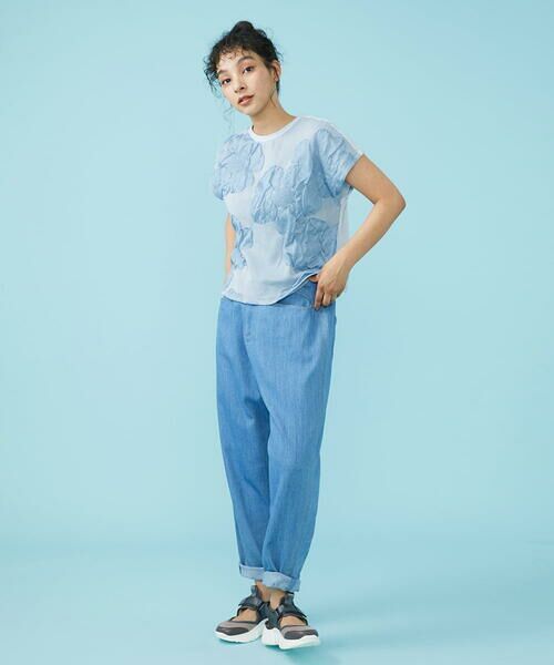 Jocomomola / ホコモモラ カットソー | Hinchado ジャカードカットソー | 詳細9