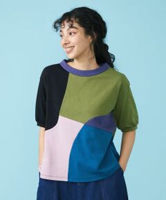 Jocomomola / ホコモモラ カットソー | Multicolor パッチワークカットソー