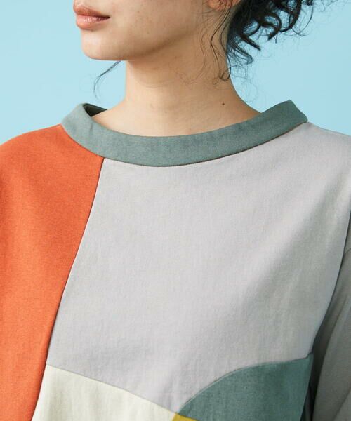 Jocomomola / ホコモモラ カットソー | Multicolor パッチワークカットソー | 詳細3