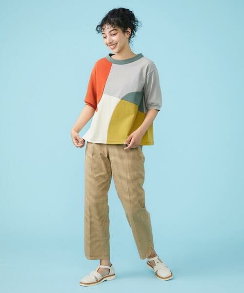 Jocomomola / ホコモモラ カットソー | Multicolor パッチワークカットソー | 詳細9