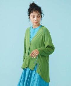 Jocomomola / ホコモモラ カーディガン・ボレロ | 刺繍トッパーカーディガン