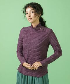 Jocomomola / ホコモモラ カットソー | Desnivel レースハイネックカットソー