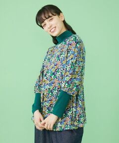 Jocomomola / ホコモモラ カットソー | Cheto フラワープリント チュニックカットソー