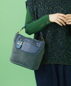 Jocomomola / ホコモモラ ショルダーバッグ | 【2WAY】フクロウチャーム ファージョイントバッグ