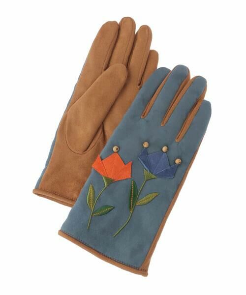 Jocomomola / ホコモモラ 手袋 | 折り紙フラワーモチーフデザイン手袋 | 詳細1