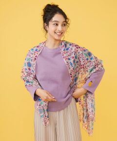 Jocomomola / ホコモモラ マフラー・ショール・スヌード・ストール | カラフルモチーフロングストール