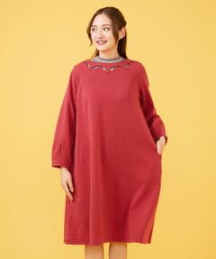 Jocomomola / ホコモモラ ロング・マキシ丈ワンピース | スカラップポンチ ワンピース