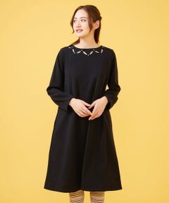 Jocomomola / ホコモモラ ロング・マキシ丈ワンピース | スカラップポンチ ワンピース