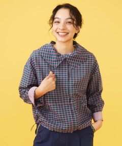 Jocomomola / ホコモモラ セットアップ | Marcar チェック ジップアップライトジャケット