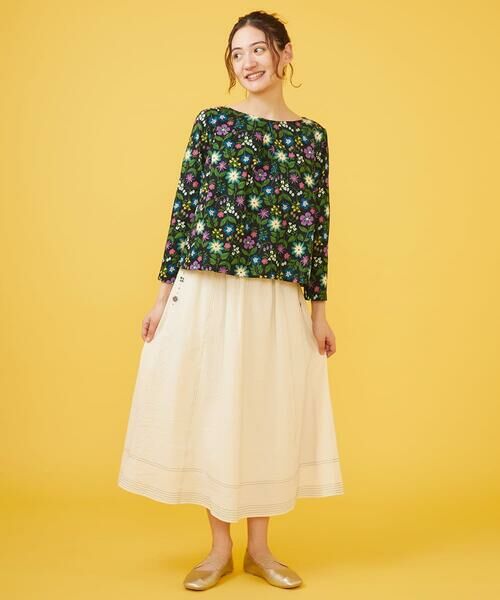 Jocomomola / ホコモモラ カットソー | Jardin プリントカットソー | 詳細13