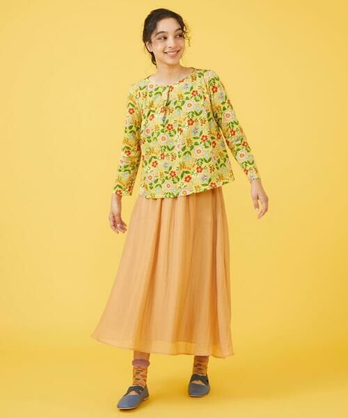 Jocomomola / ホコモモラ カットソー | Jardin プリントカットソー | 詳細8