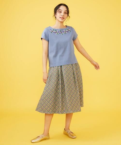 Jocomomola / ホコモモラ カットソー | Regadera ビーズ刺繍カットソー | 詳細13