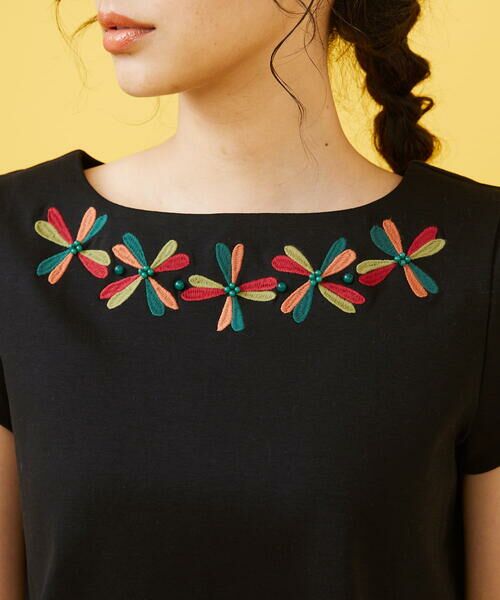 Jocomomola / ホコモモラ カットソー | Regadera ビーズ刺繍カットソー | 詳細3