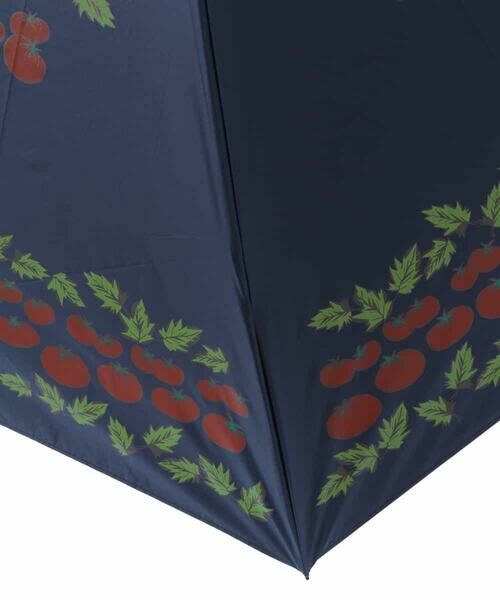 Jocomomola / ホコモモラ 傘 | 【UV・晴雨兼用】トマトモチーフプリント折りたたみ傘 | 詳細3