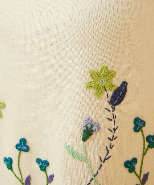 Jocomomola / ホコモモラ ニット・セーター | Jardineria フラワー刺繍ニット | 詳細6