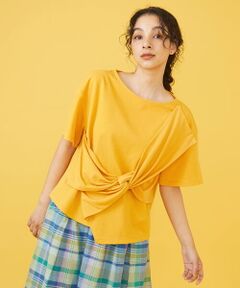 Enredadera 異素材ドッキングTシャツ