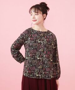 Jocomomola / ホコモモラ カットソー | 【日本製】Mercadillo フラワープリントカットソー