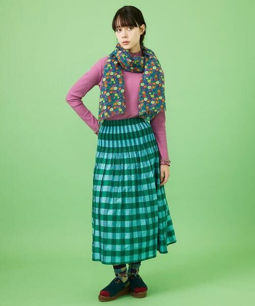 Jocomomola / ホコモモラ マフラー・ショール・スヌード・ストール | フラワープリントストール | 詳細12